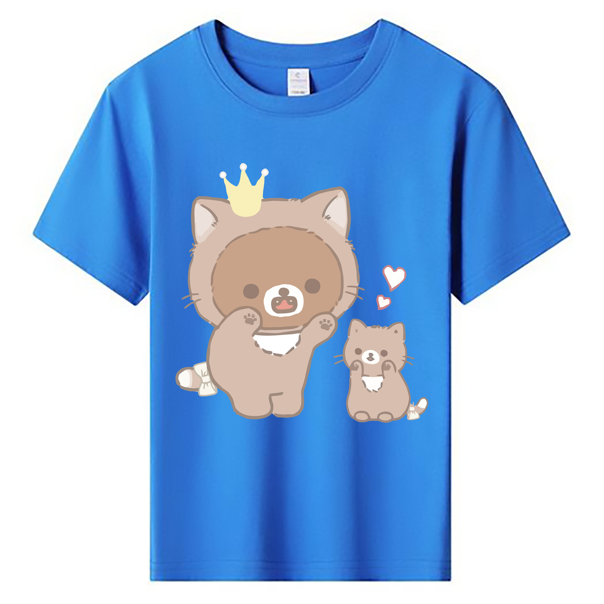 （画像用） リラックマ リラックマ キイロイトリ Rilakkuma Korilakkuma Kiiroitori 綿100％キッズTシャツ（フロントプリント）
